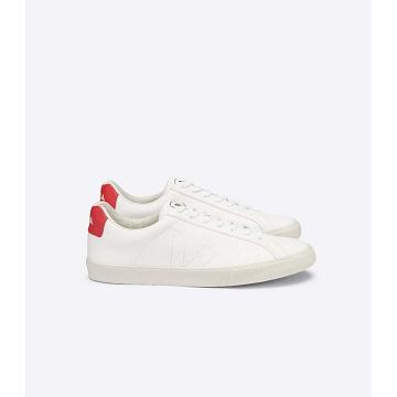 Αθλητικά Παπούτσια ανδρικα Veja ESPLAR CHROMEFREE White/Red | GR 307KOR